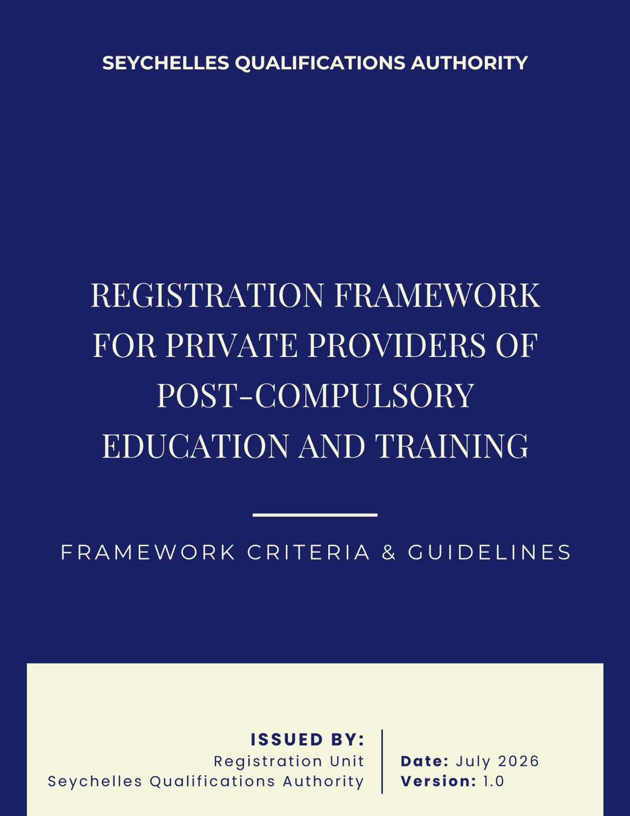 Registration manual